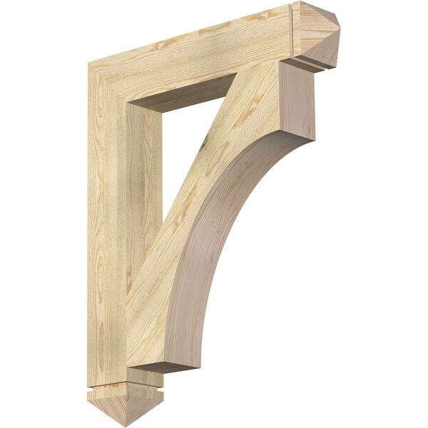 Ekena Millwork Westlake Arts & Crafts Rough Sawn Bracket, Douglas Fir, 6"W x 34"D x 42"H BKT06X34X42WTL03RDF - main